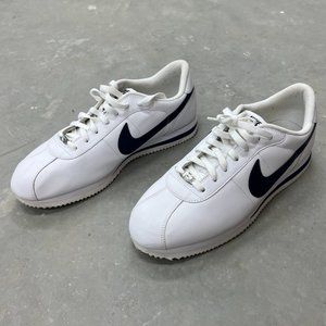 NEW Nike Cortez Basic Men's Shoes white/blue